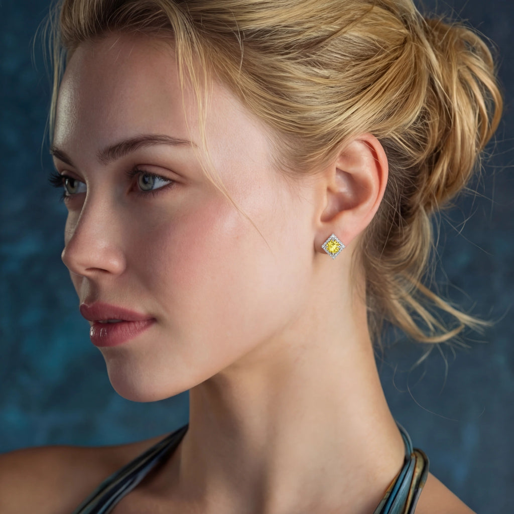 Golden Halo Studs