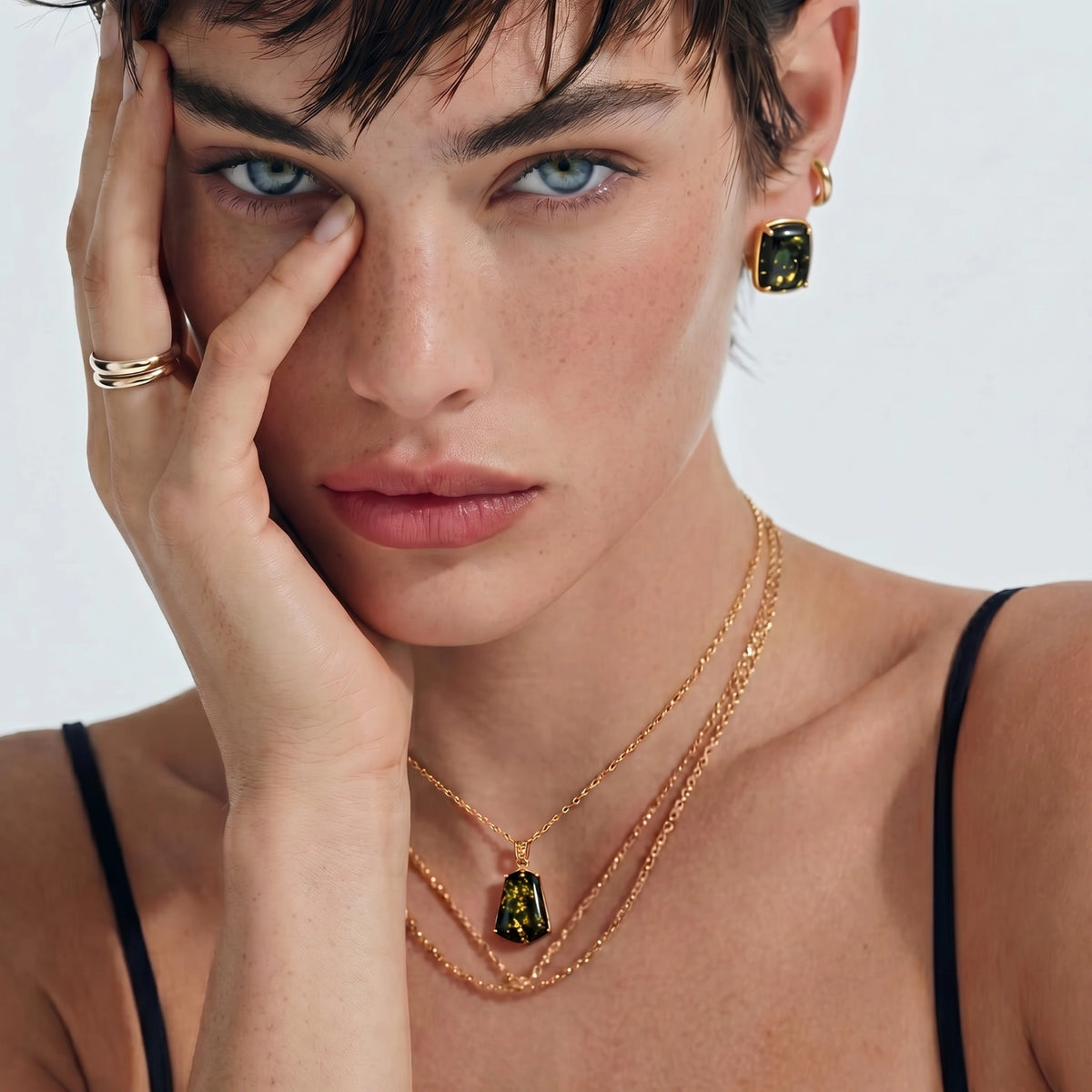 Forest Gold Amber Set | Girlye